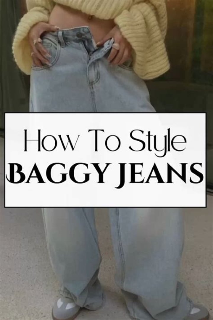 Are baggy jeans here to stay?