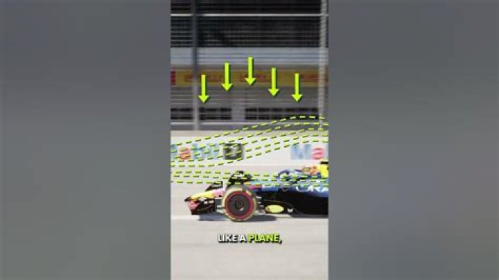 At what speed can an F1 car drive upside down?