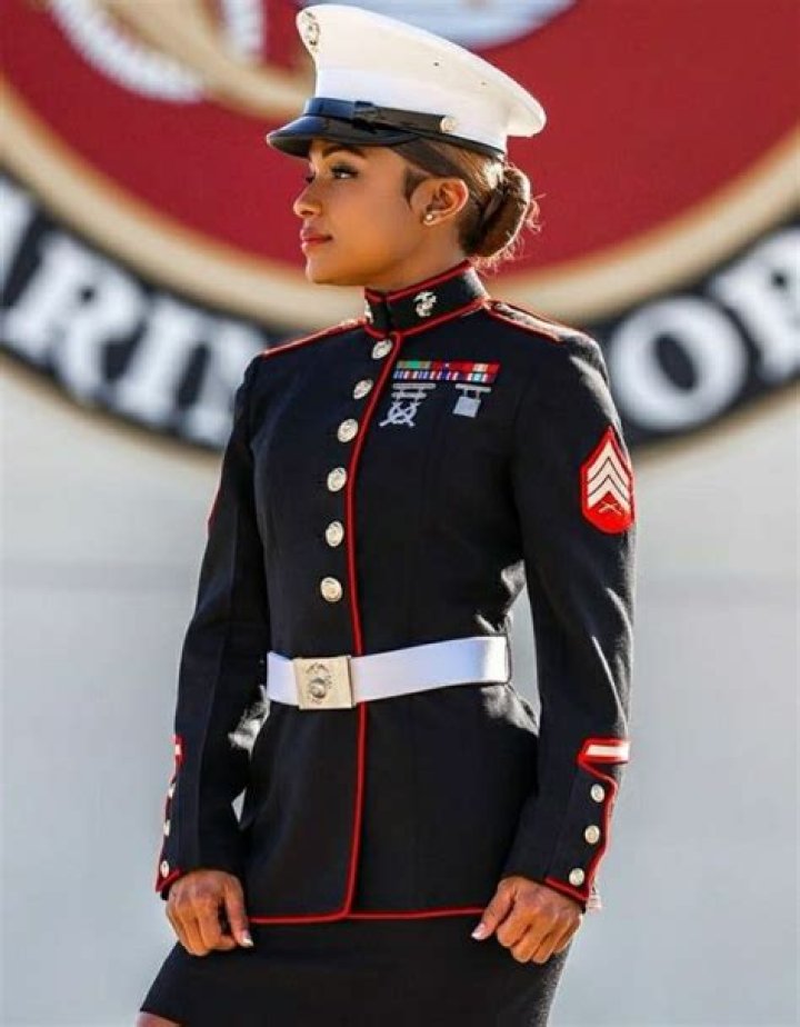 Can a former Marine wear his uniform?
