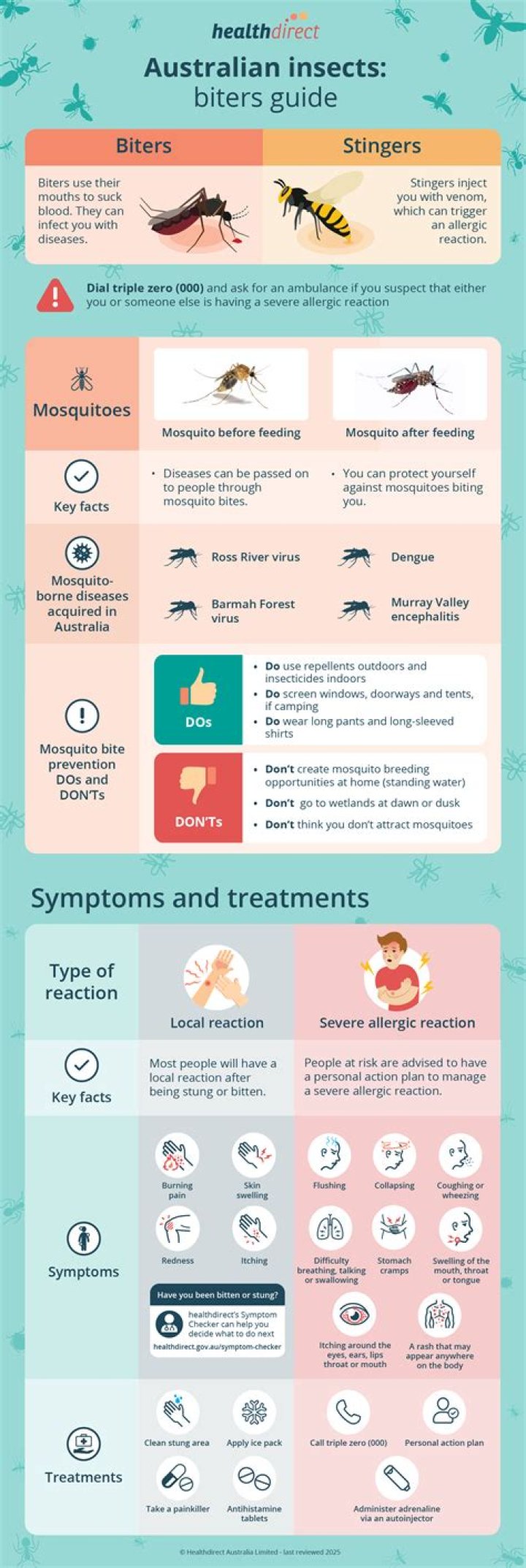 Can a insect bite cause sepsis?