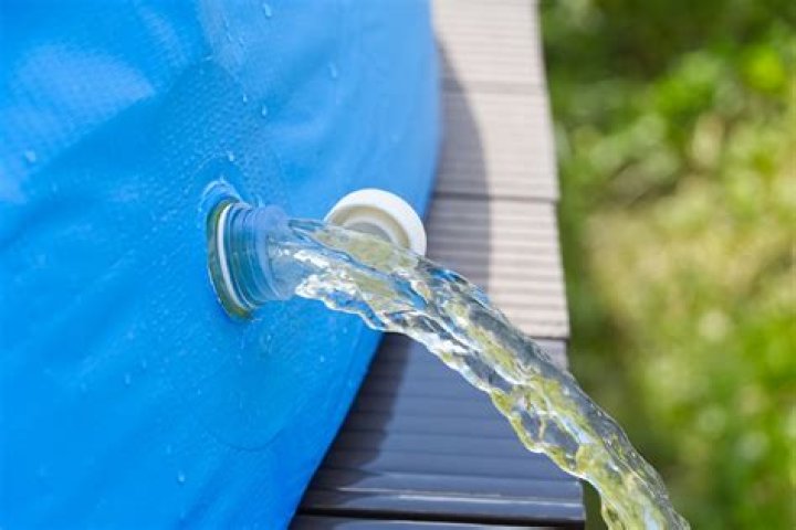 Can I drain my pool water on the lawn?