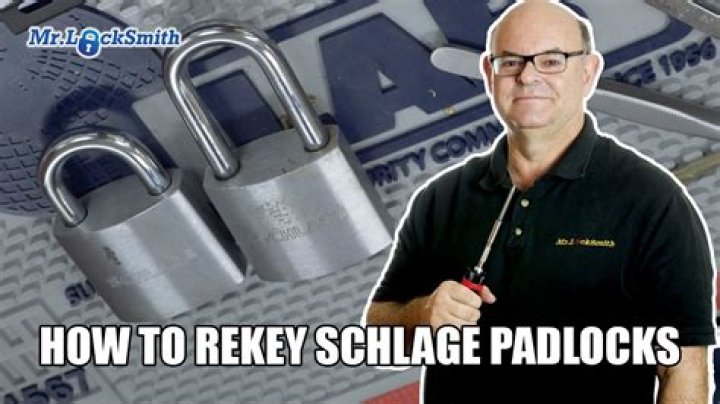 Can I rekey a Schlage lock myself?