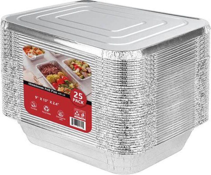 Can you Line baking pans with aluminum foil?