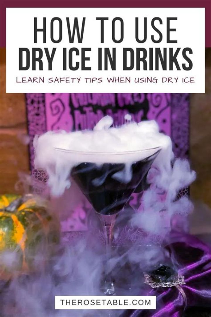 Can you put dry ice in your mouth?