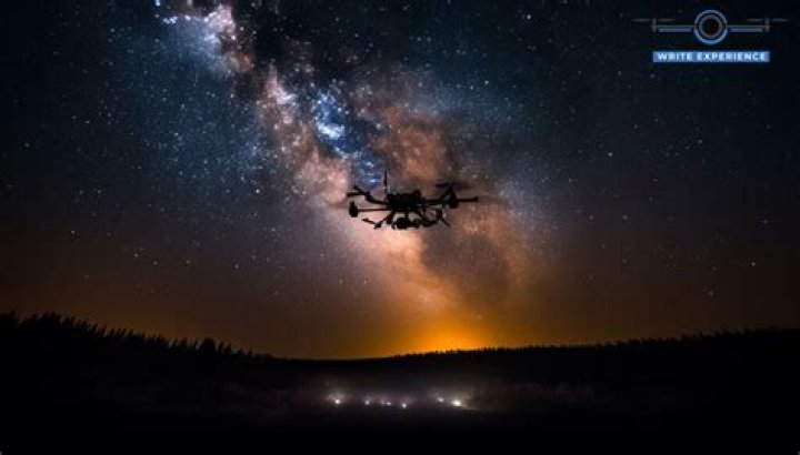 Can you see drones at night?