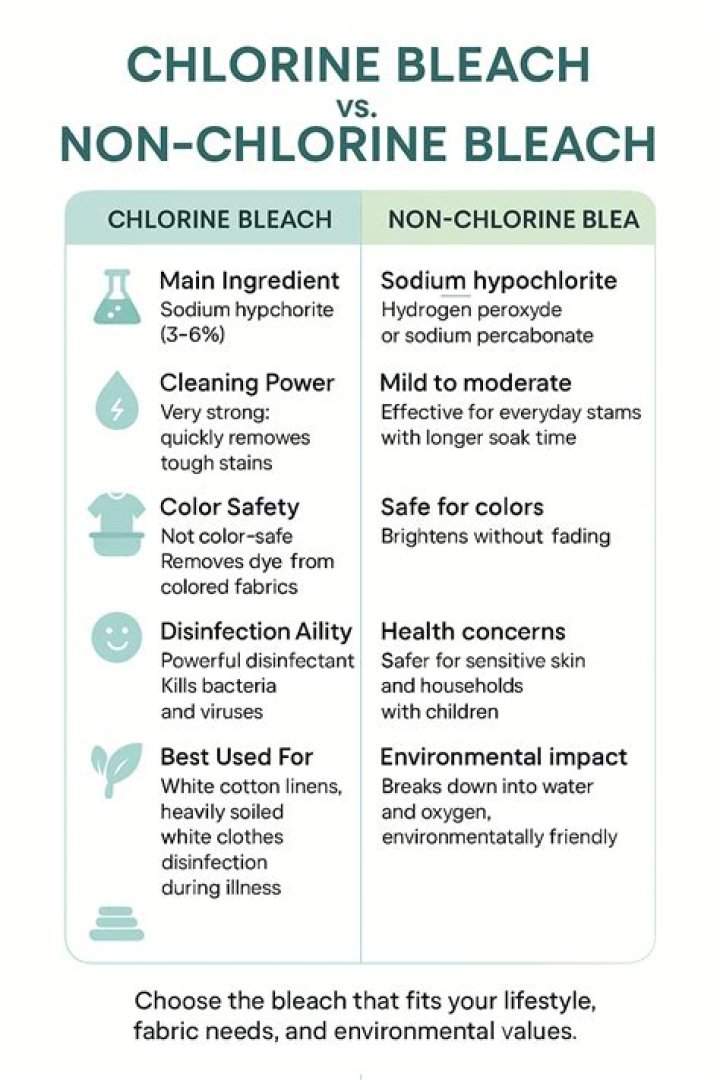 Can you use bleach instead of chlorine?