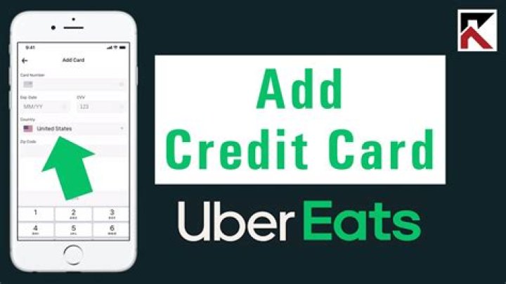 Do you need a credit card for Uber Eats?