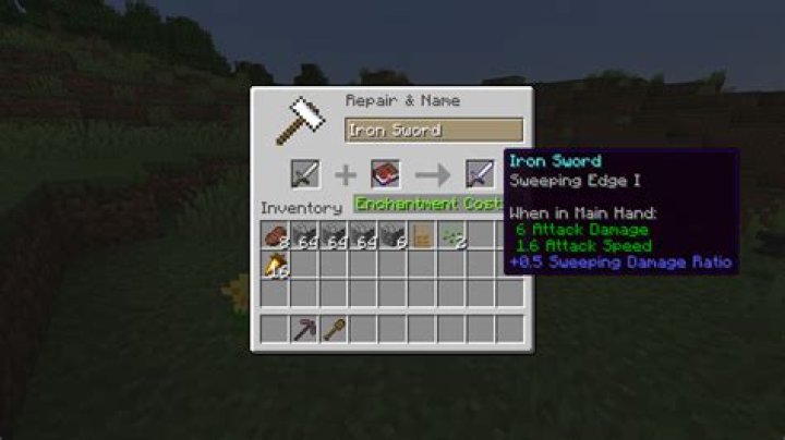 Does sweeping edge work on axes?