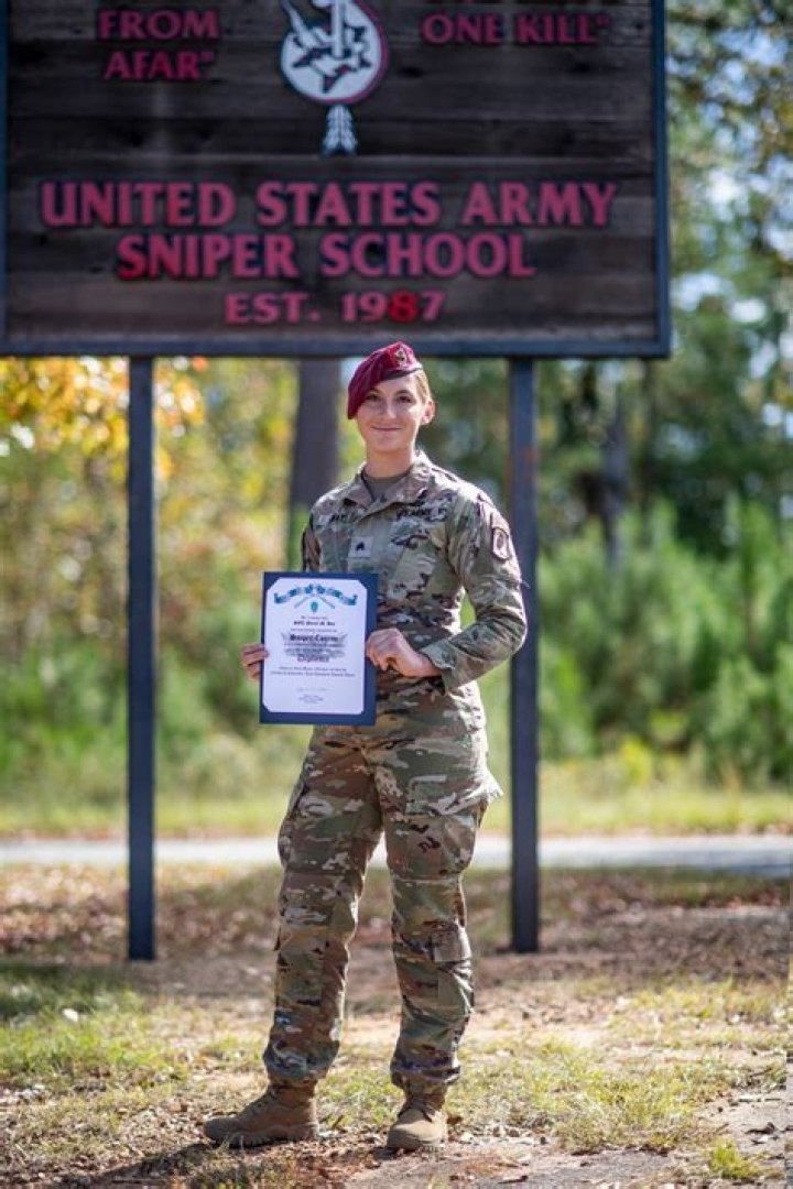 Does the Army have female snipers?