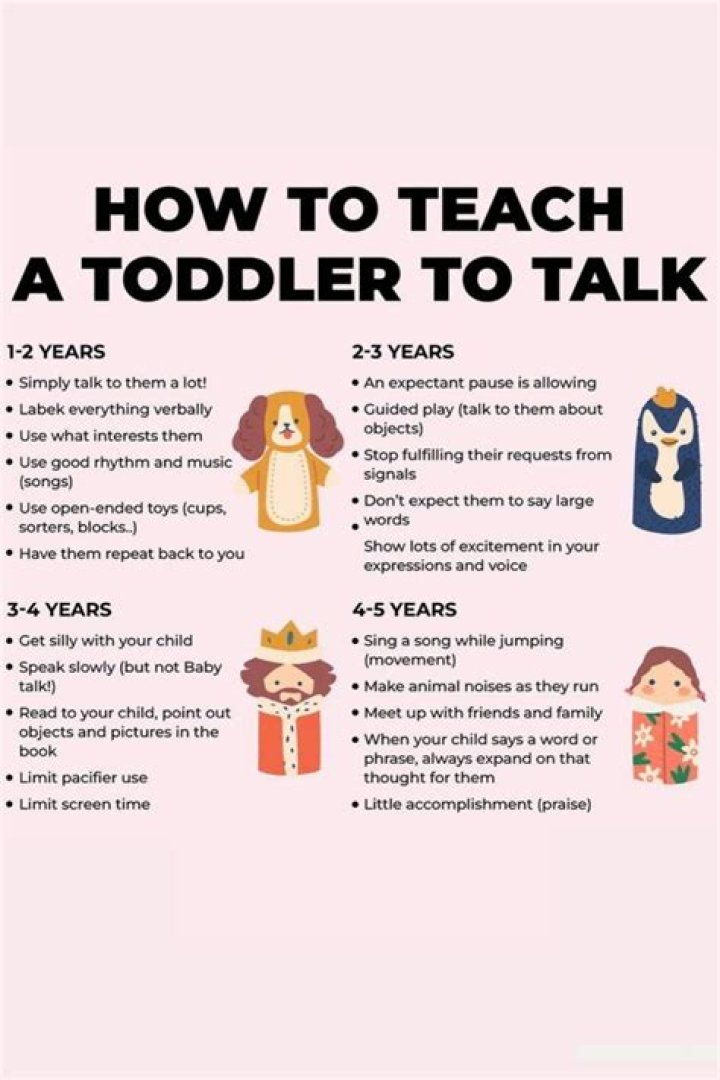 How can I teach my 2-year-old to talk?