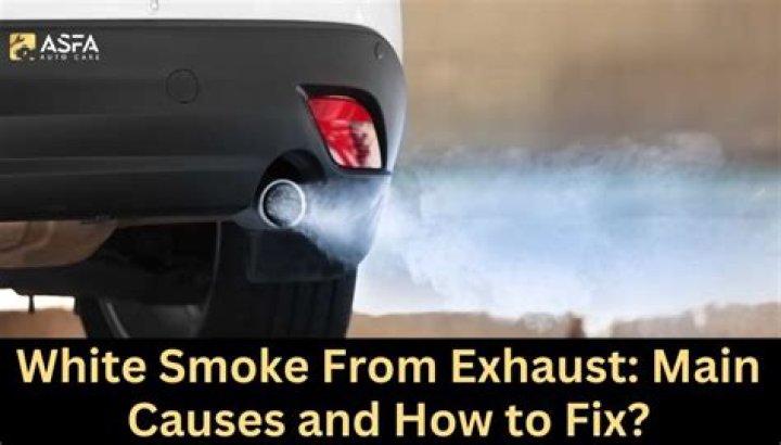 How do I fix white smoke from exhaust?
