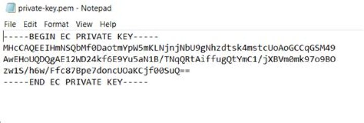 How do I generate a private key from a .PEM file?