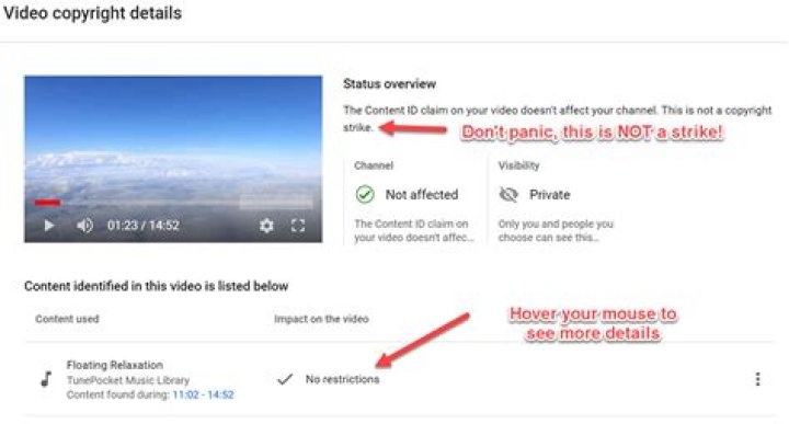 How do I know if a video is copyrighted on YouTube?