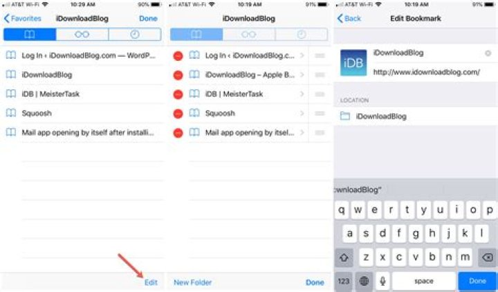 How do I save Favourites on my iPad?