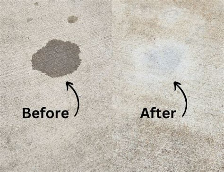 How do you get motor oil off the street?