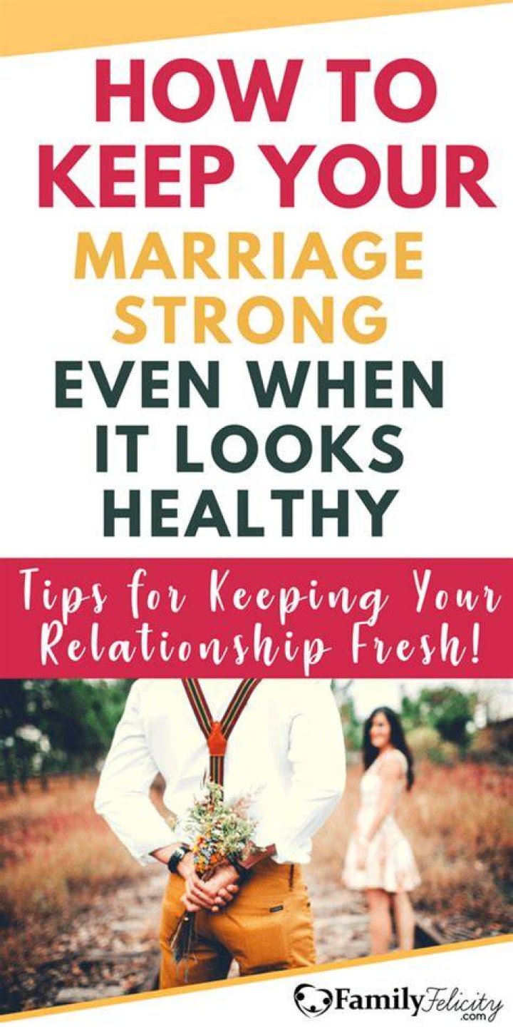 How do you keep a marriage happy?