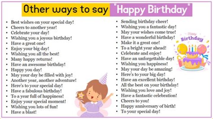 How do you say happy birthday to someone you like?