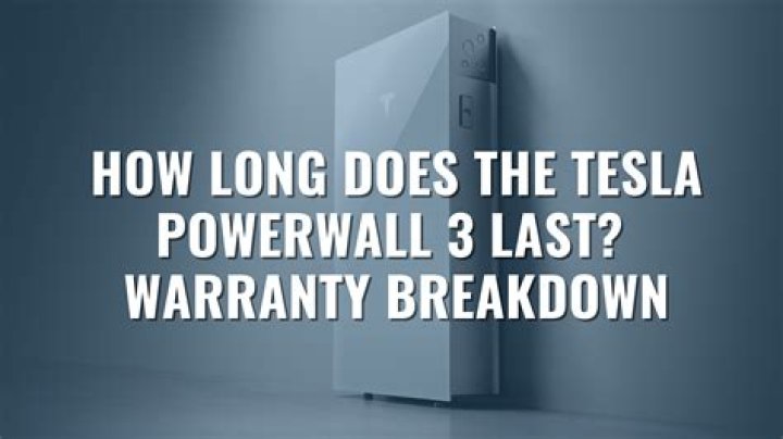 How long will Tesla Powerwall 2 last?