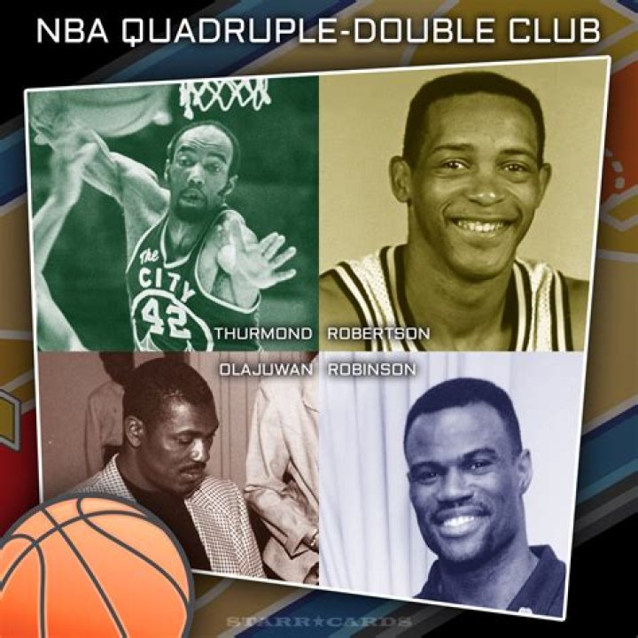 How many quadruple-doubles did Wilt Chamberlain have?