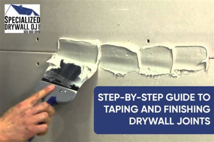 How wide should drywall joints be?