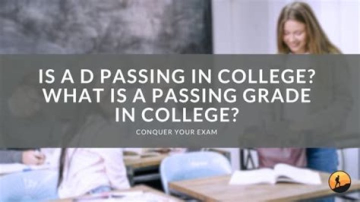 Is a D+ passing?