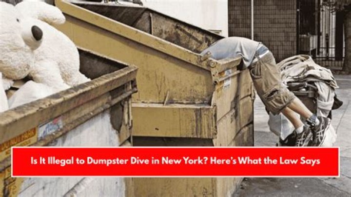 Is it illegal to dumpster dive in NY?
