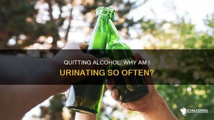 Is it normal to pee a lot after quitting drinking?