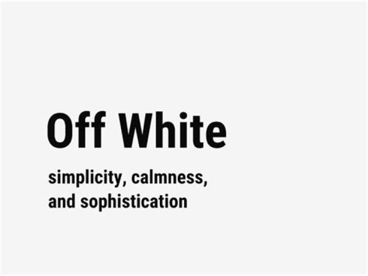 Is off-white better than white?