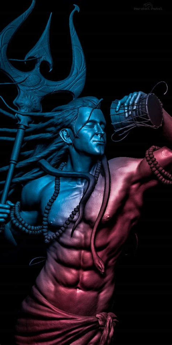 Is Shiva blue or white?