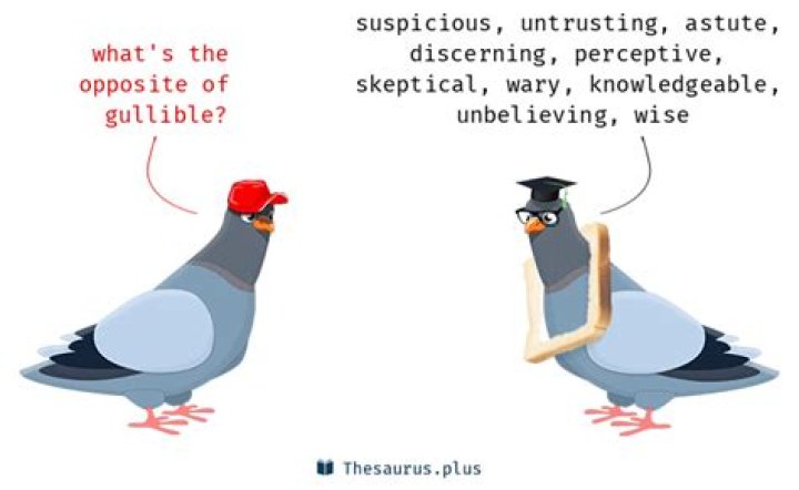 Is skeptical the opposite of gullible?