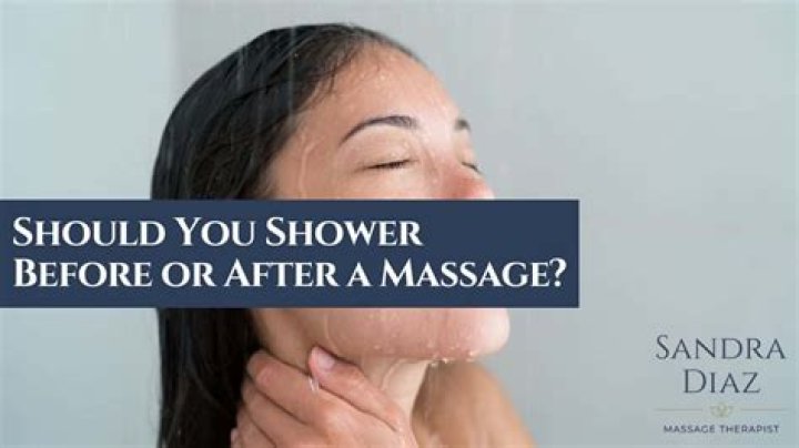 Should you shower before or after a bath?