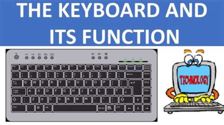 What are parts of keyboard?