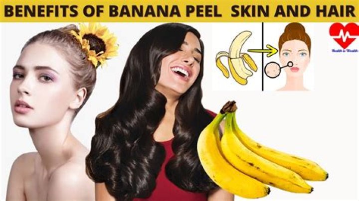 What are the benefits of rubbing banana peel on face?