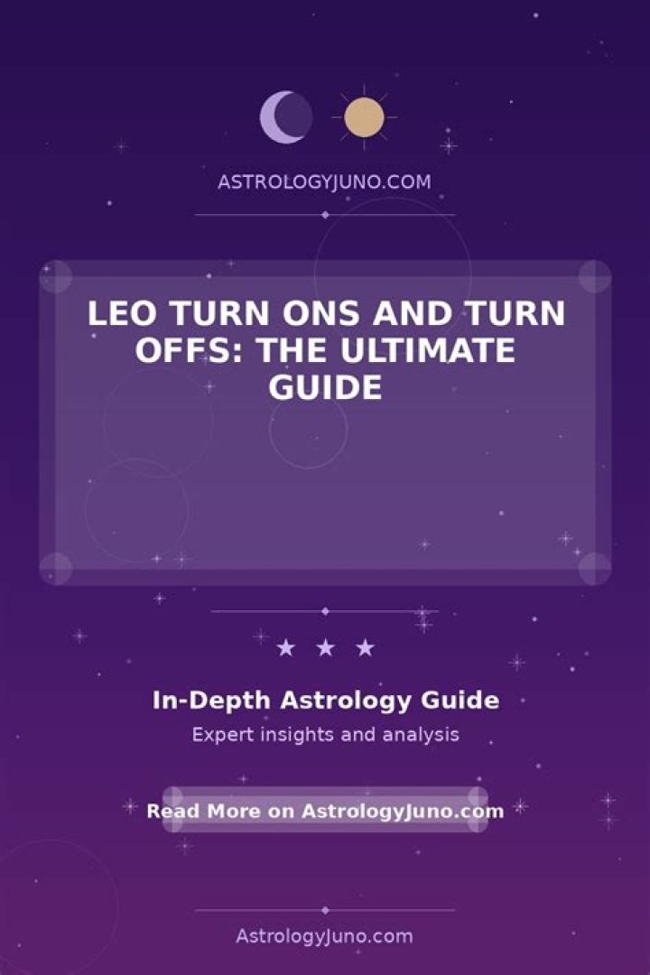 What are turn ons for Leos?