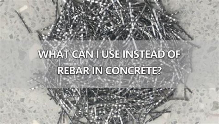 What can I use instead of rebar?