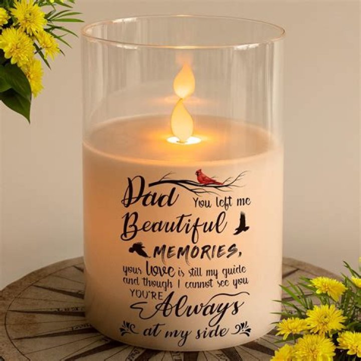 What do you say when you light a memorial candle?