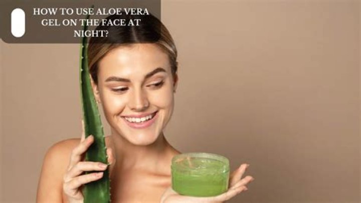 What does aloe vera soap do to the face?