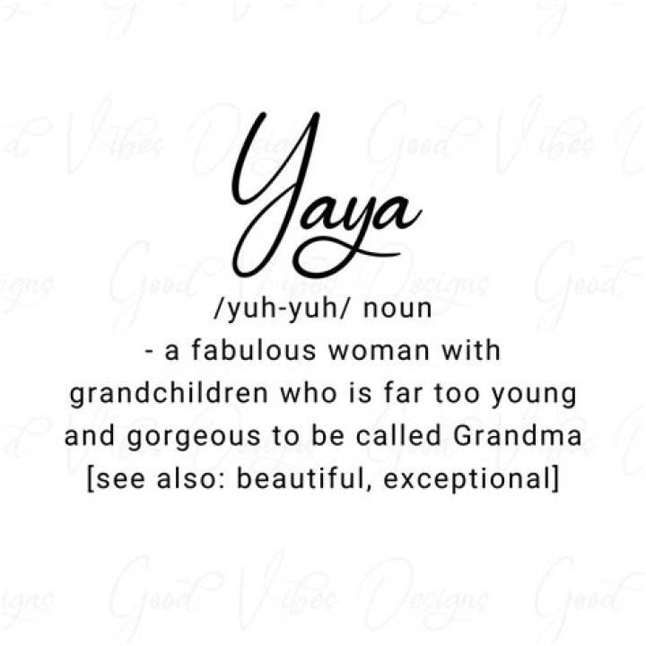 What does ya ya mean in Cajun?