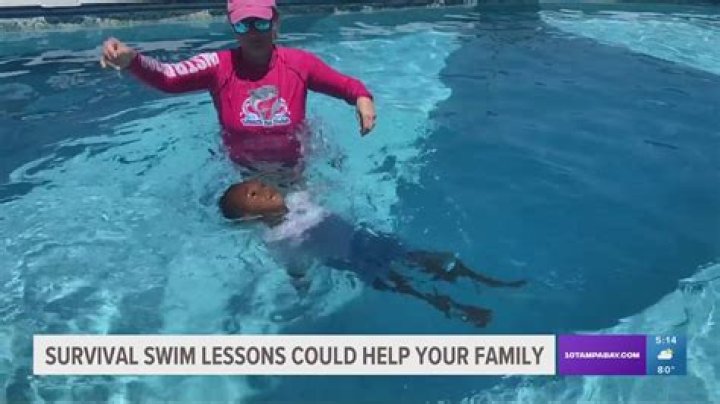 What happens when a child almost drowns?