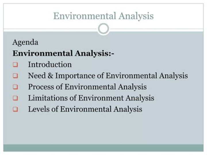 What is environmental analysis geography?
