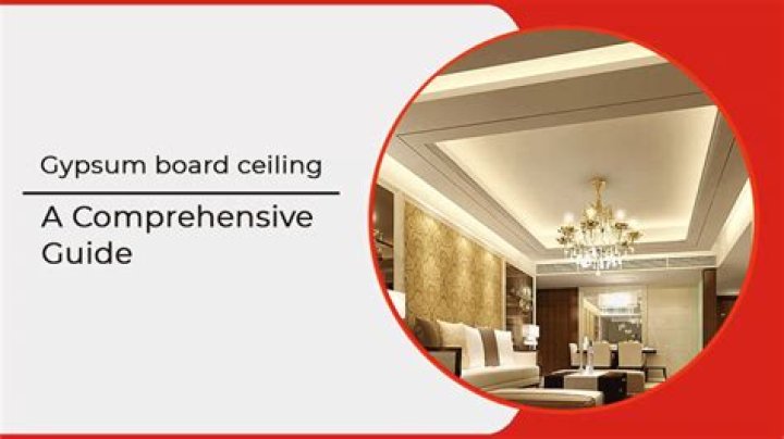What is gypsum ceiling board?