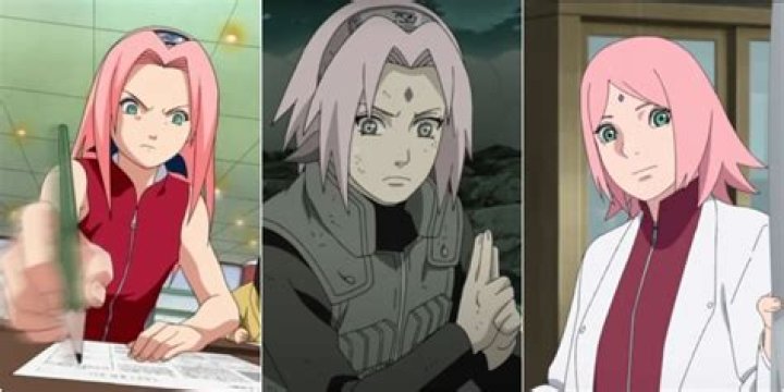 What is on Sakura's forehead?