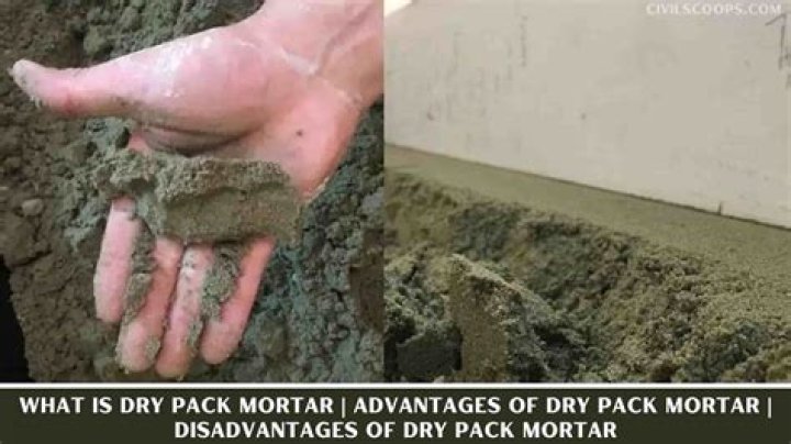 What is packing mortar?