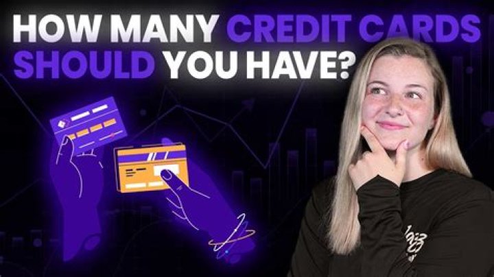 What is the ideal number of credit cards to carry?