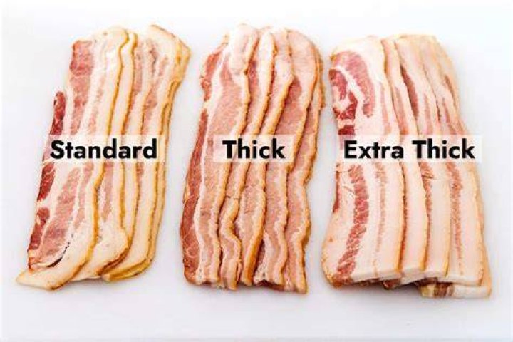 What is thick cut bacon?