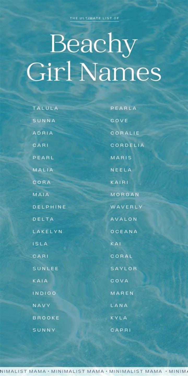 What name means ocean?