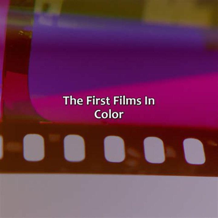 What was the first film with color?