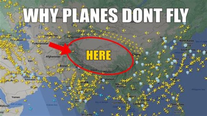 Where can planes not fly over?