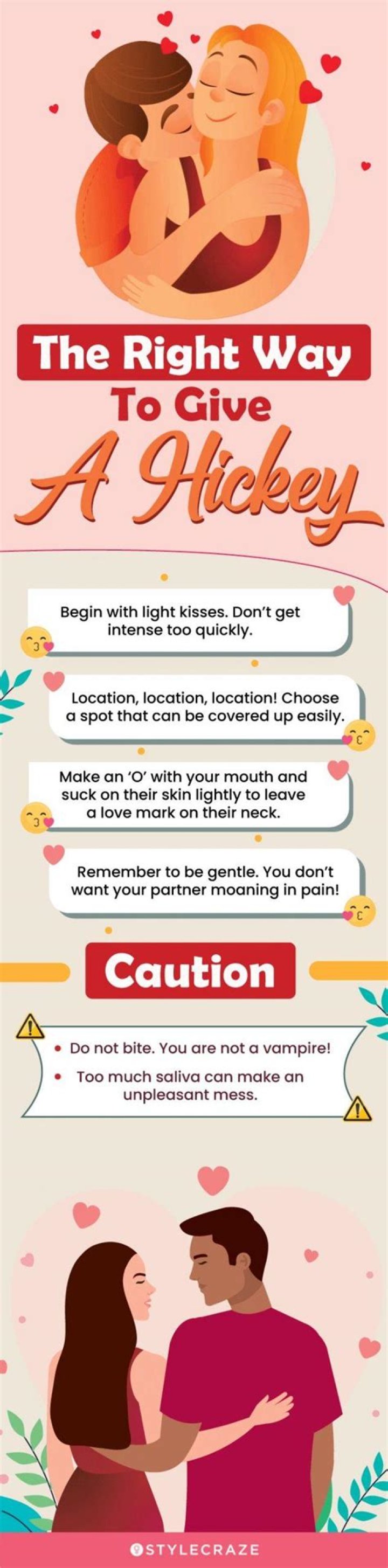 Where do hickeys feel the best?
