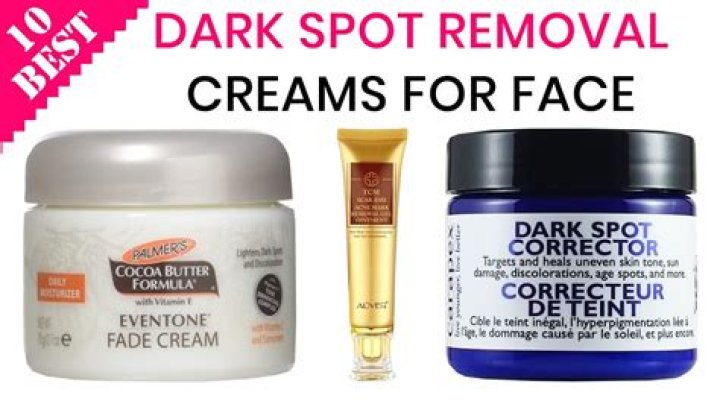 Which face cream is best for dark spots?